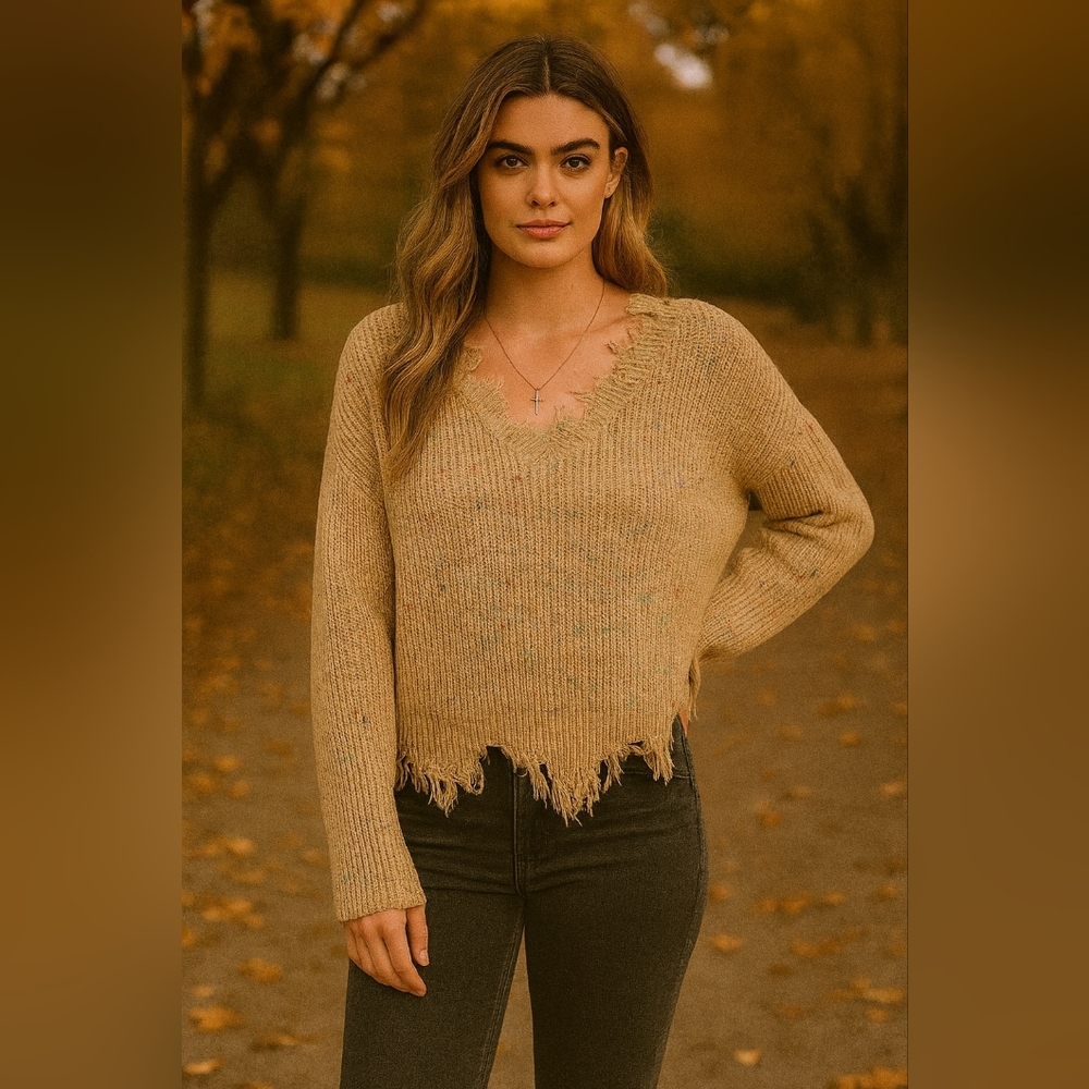 v-neck sweater